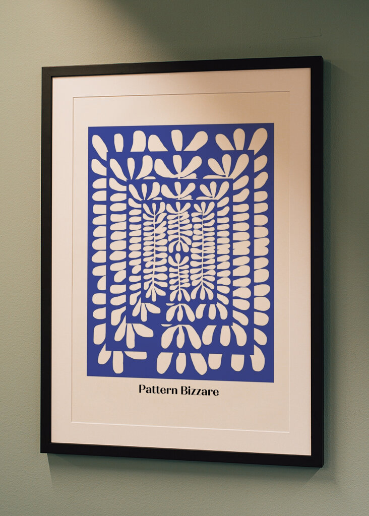 Design bleu abstrait