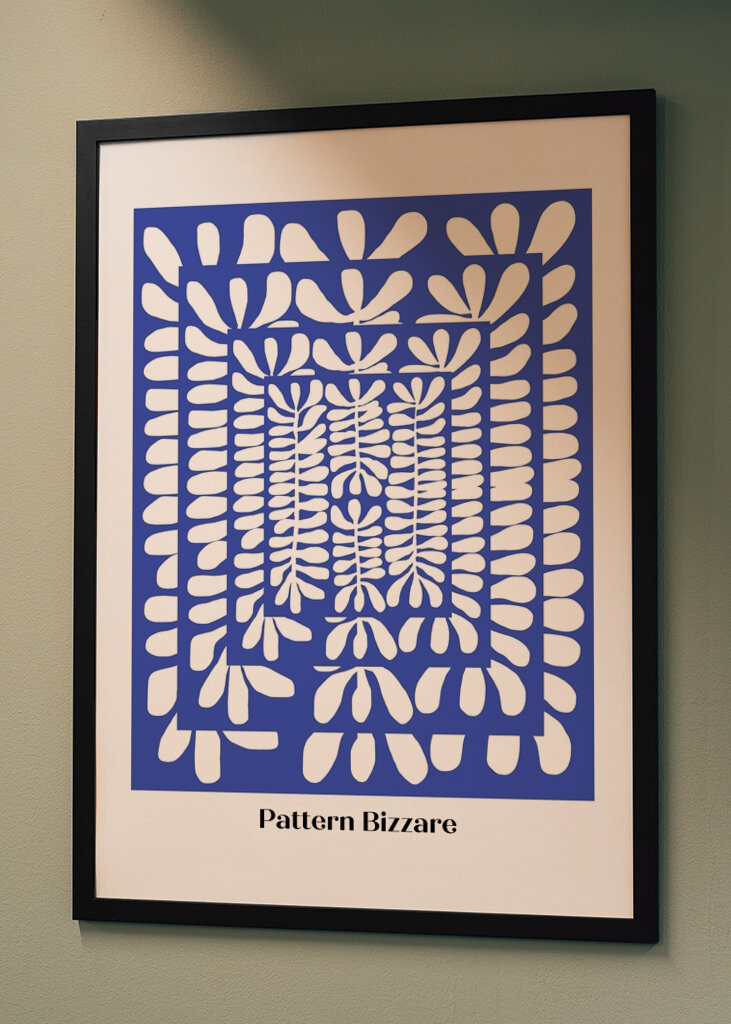 Design bleu abstrait