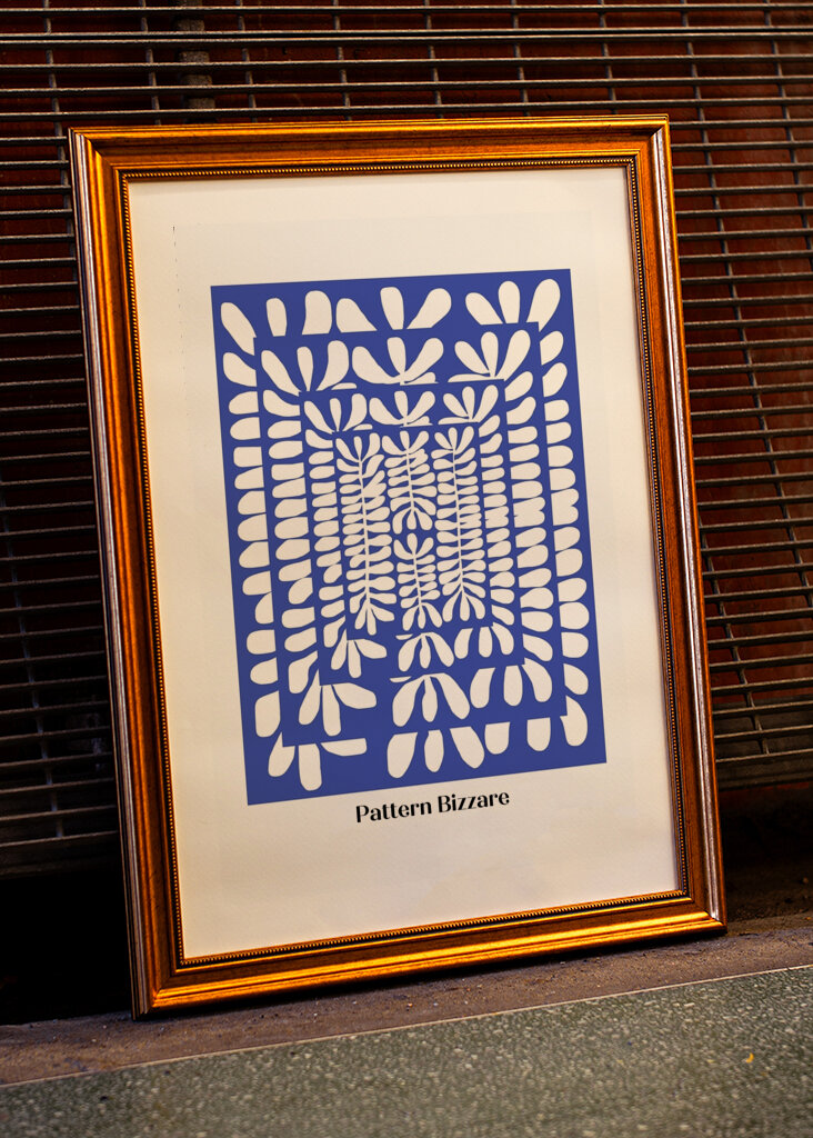 Design bleu abstrait