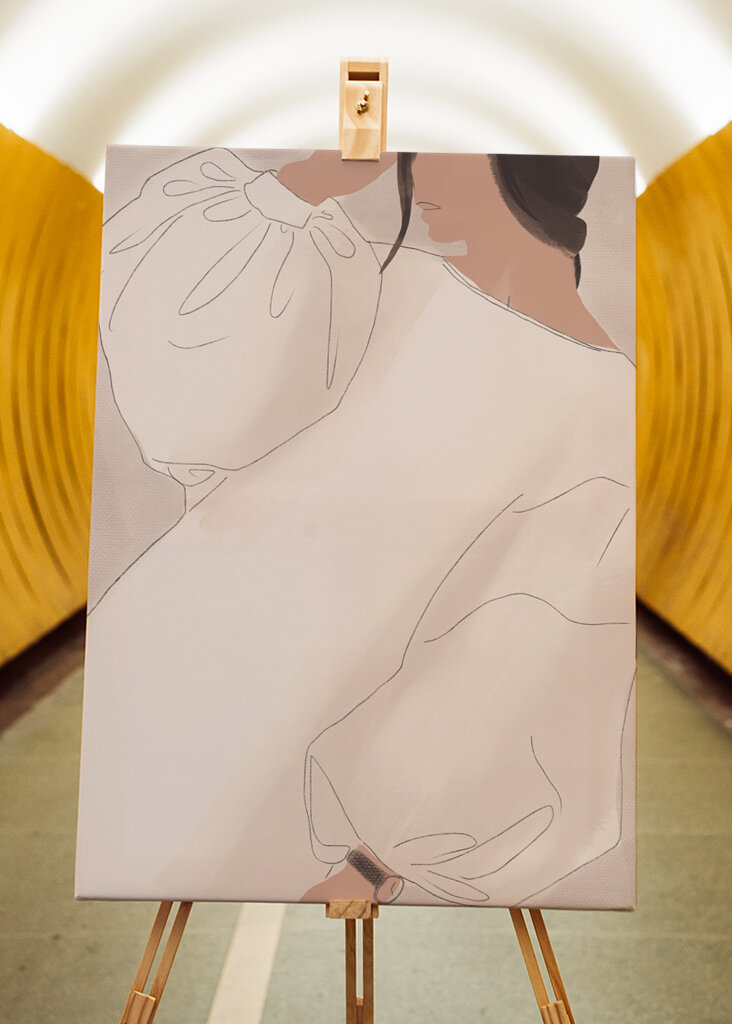 Elegante minimalistische Kunst