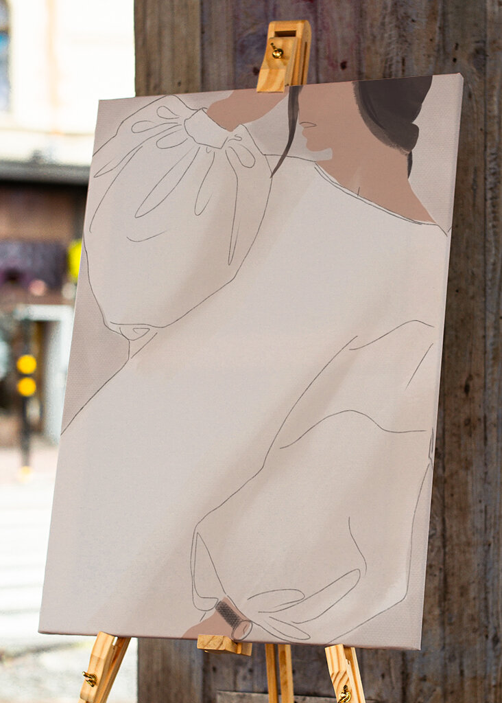 Elegante minimalistische Kunst