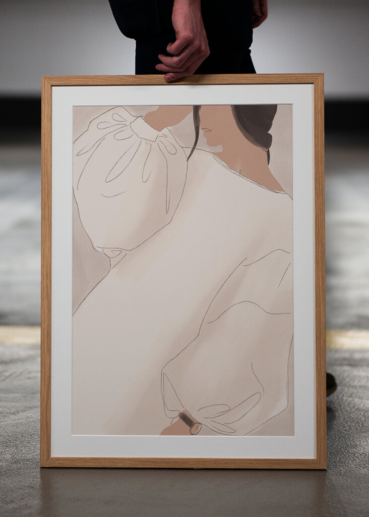 Elegante minimalistische Kunst