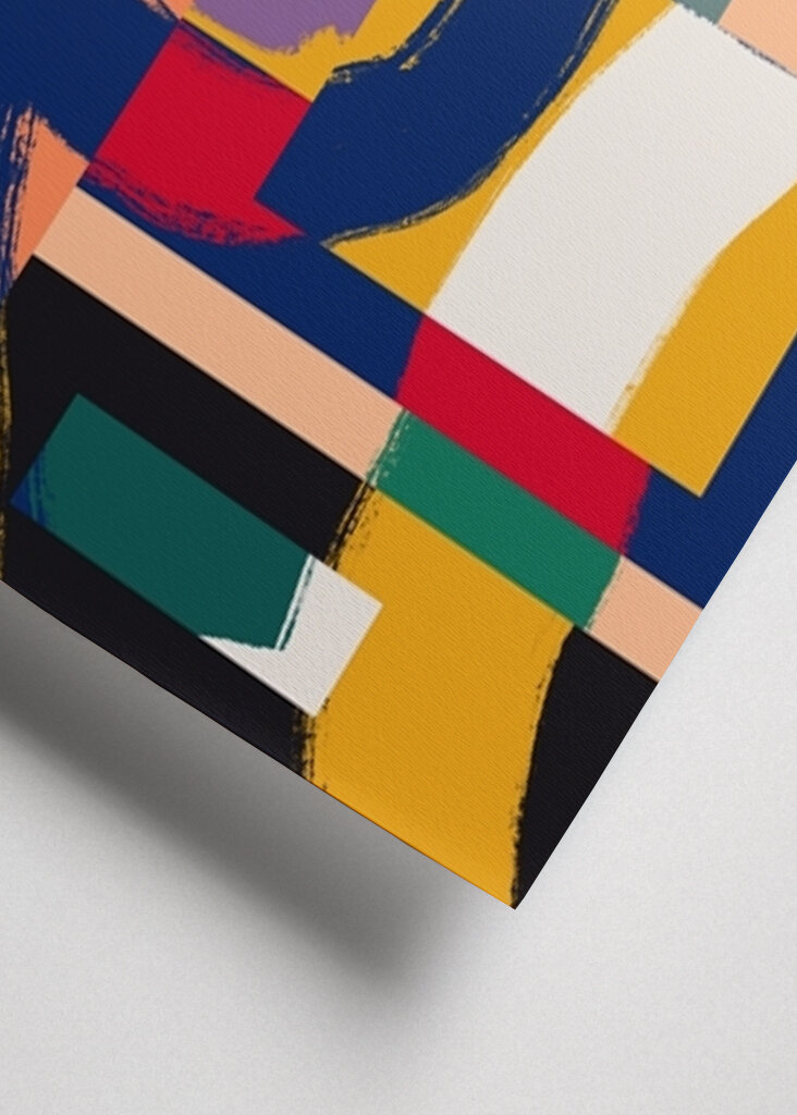 Abstrakce živých barev