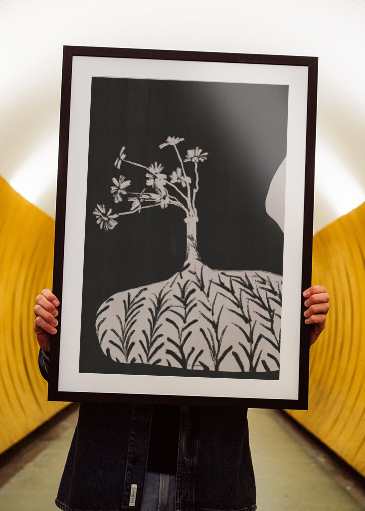 Flores monocromáticas