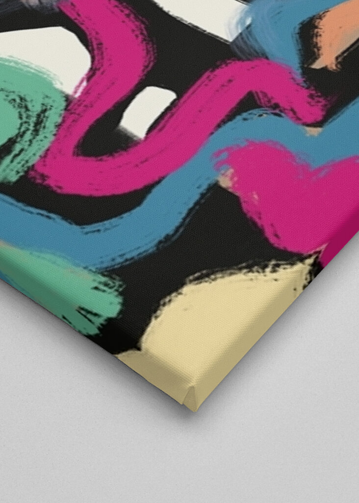 Vibrant Abstract Faces