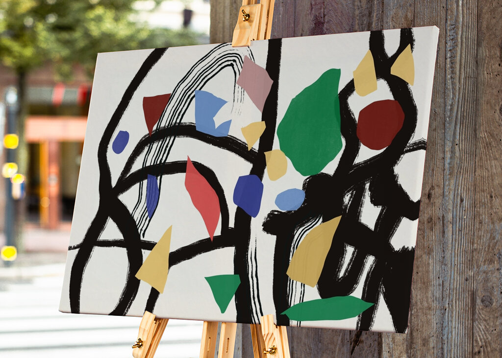 Kolorowe abstrakcyjne linie