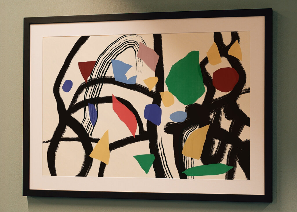 Kolorowe abstrakcyjne linie