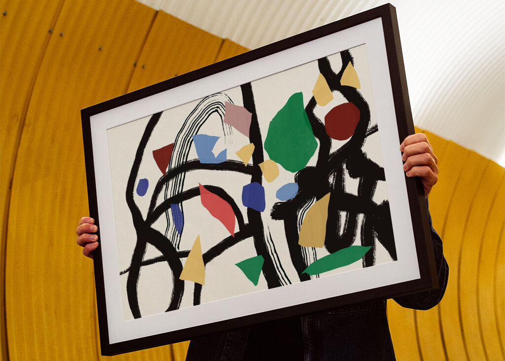 Kolorowe abstrakcyjne linie