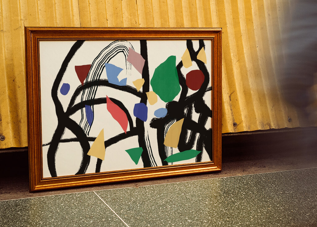 Kolorowe abstrakcyjne linie