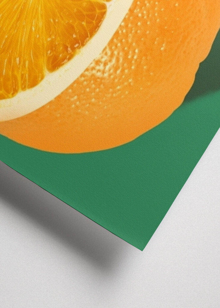 Arte do suco de laranja