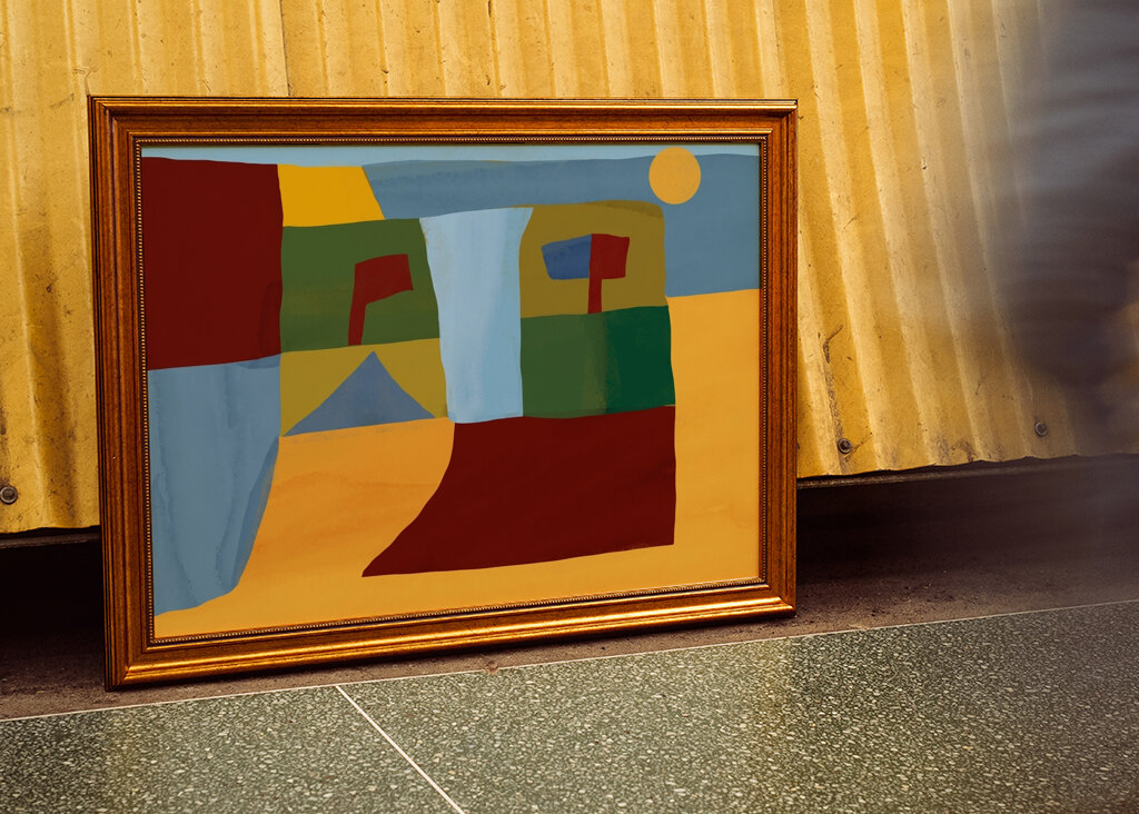 Vista del paisaje cubista