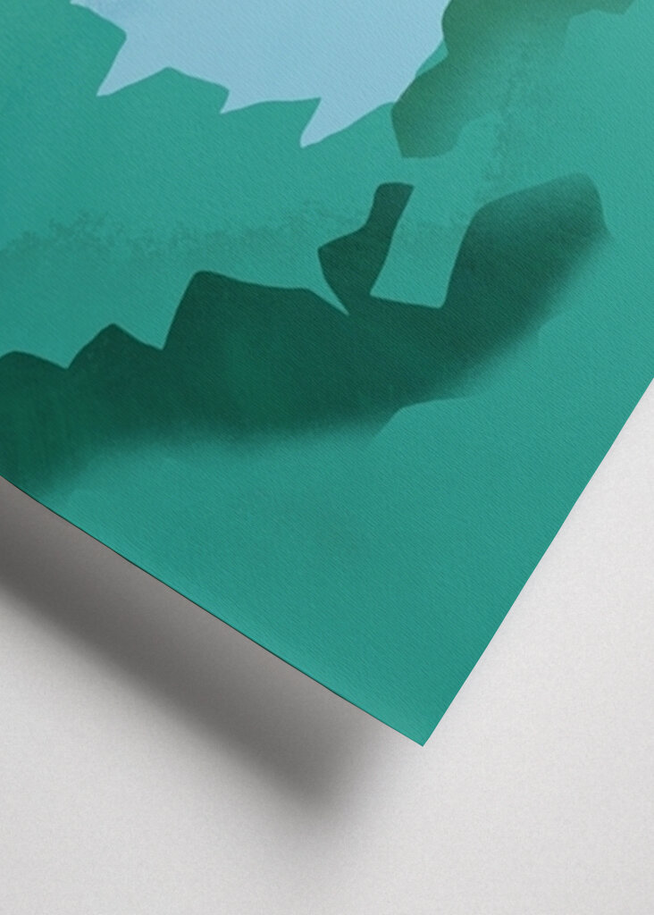 Ballon über dem See