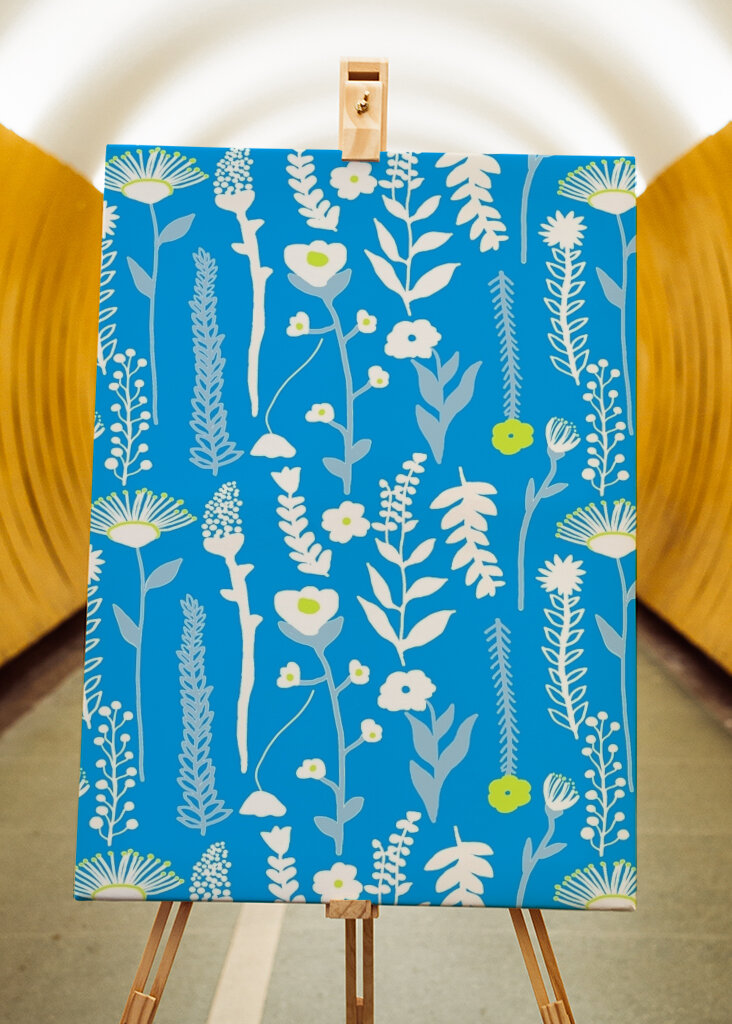 Blomstermønster Lyksalighed