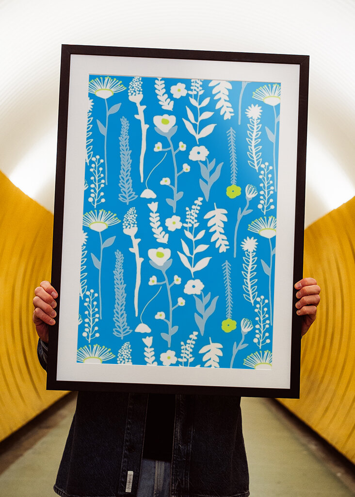 Blomstermønster Lyksalighed