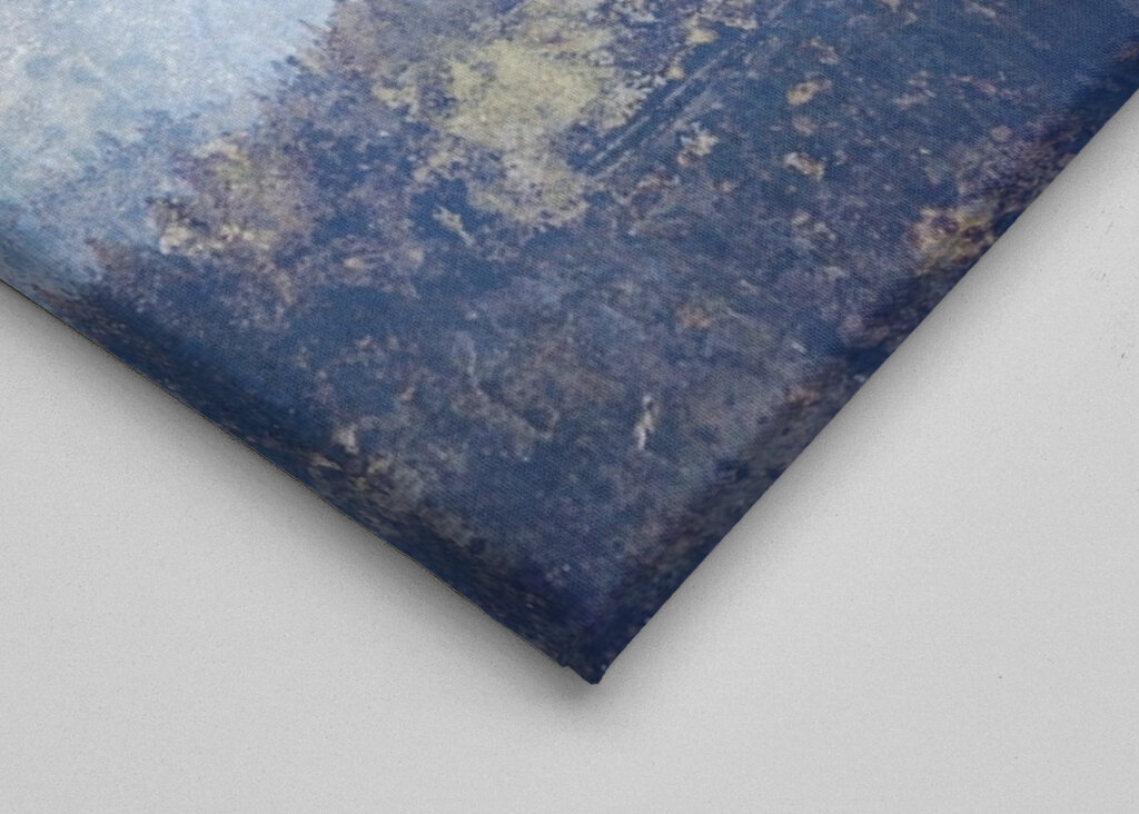 Mistig uitzicht op de bergen