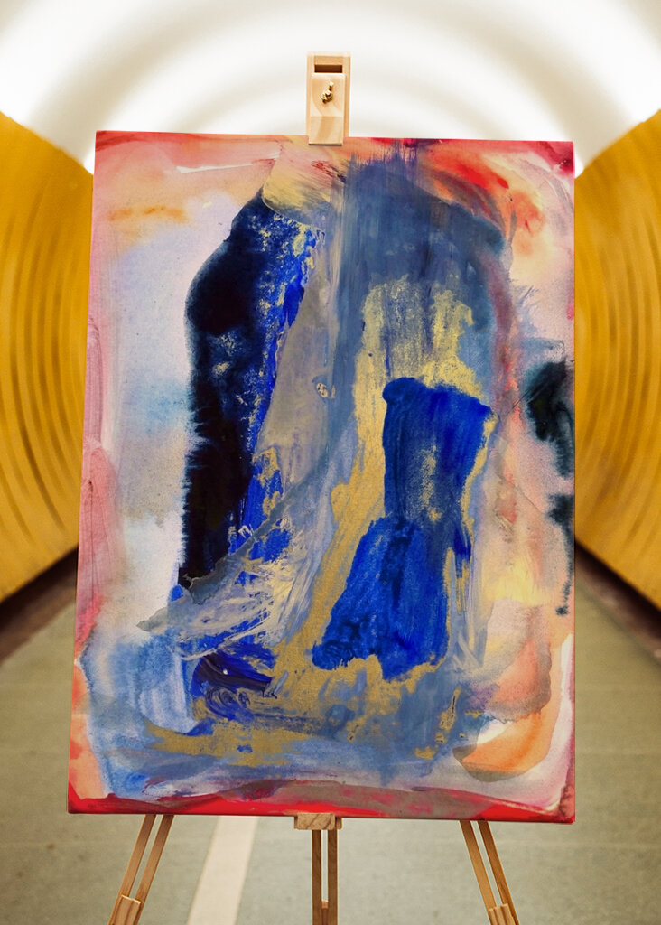 Živé abstraktní odstíny