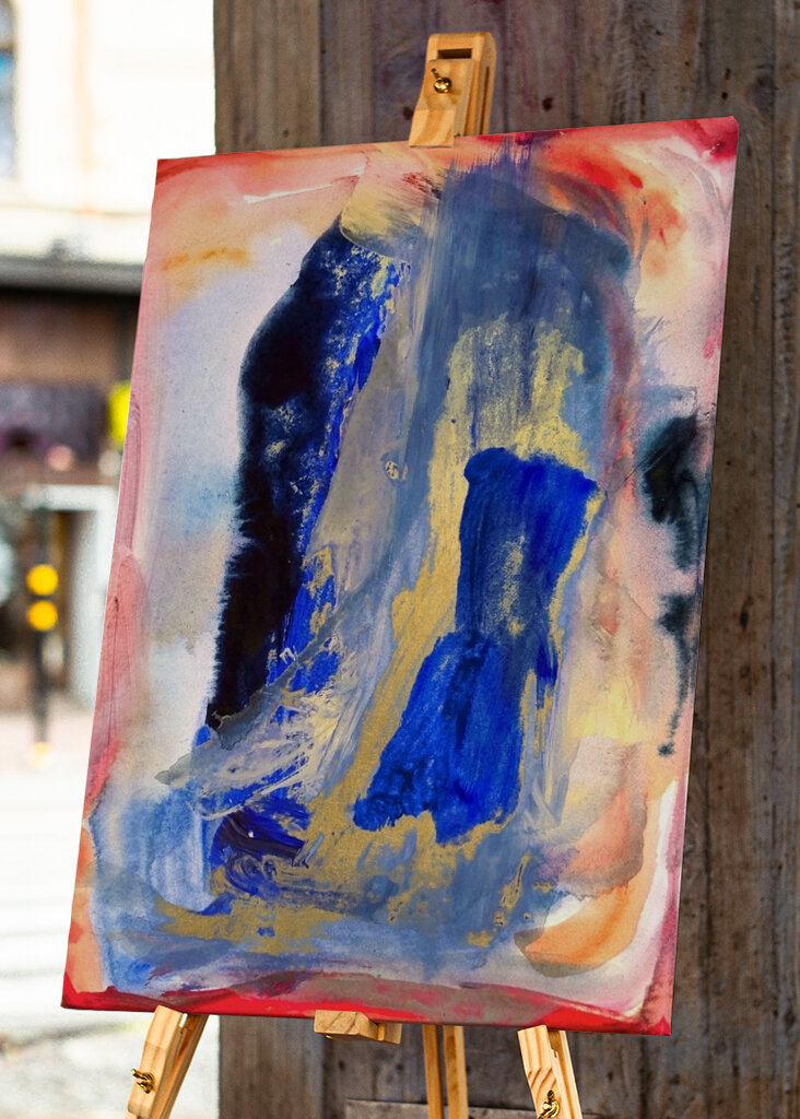 Živé abstraktní odstíny