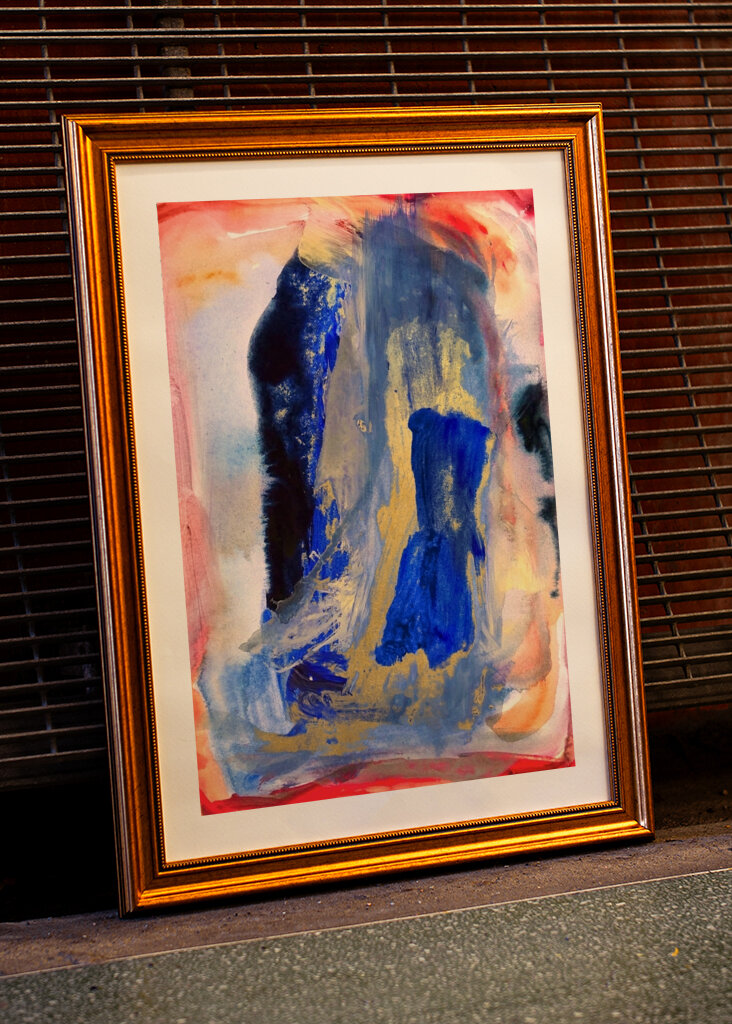 Živé abstraktní odstíny