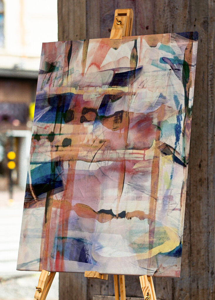 Farverigt abstrakt flow