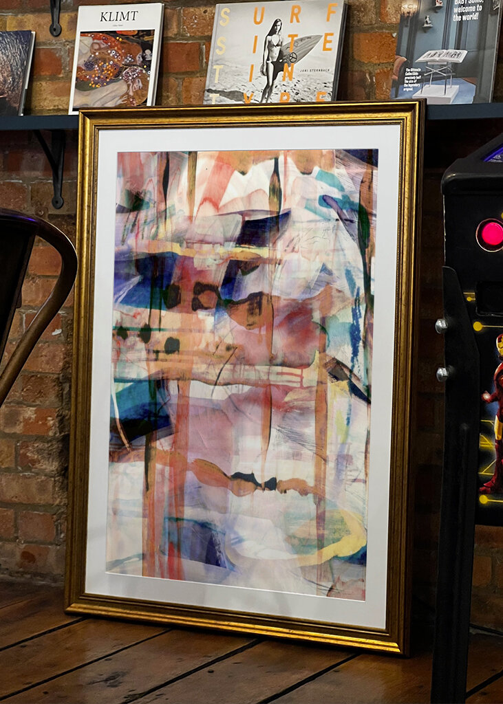 Farverigt abstrakt flow