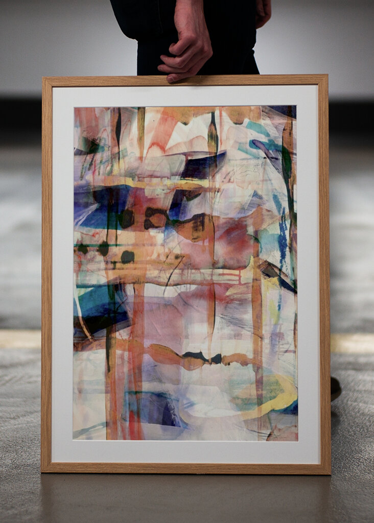 Farverigt abstrakt flow