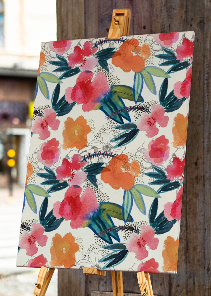 Levende blomsterlyksalighed