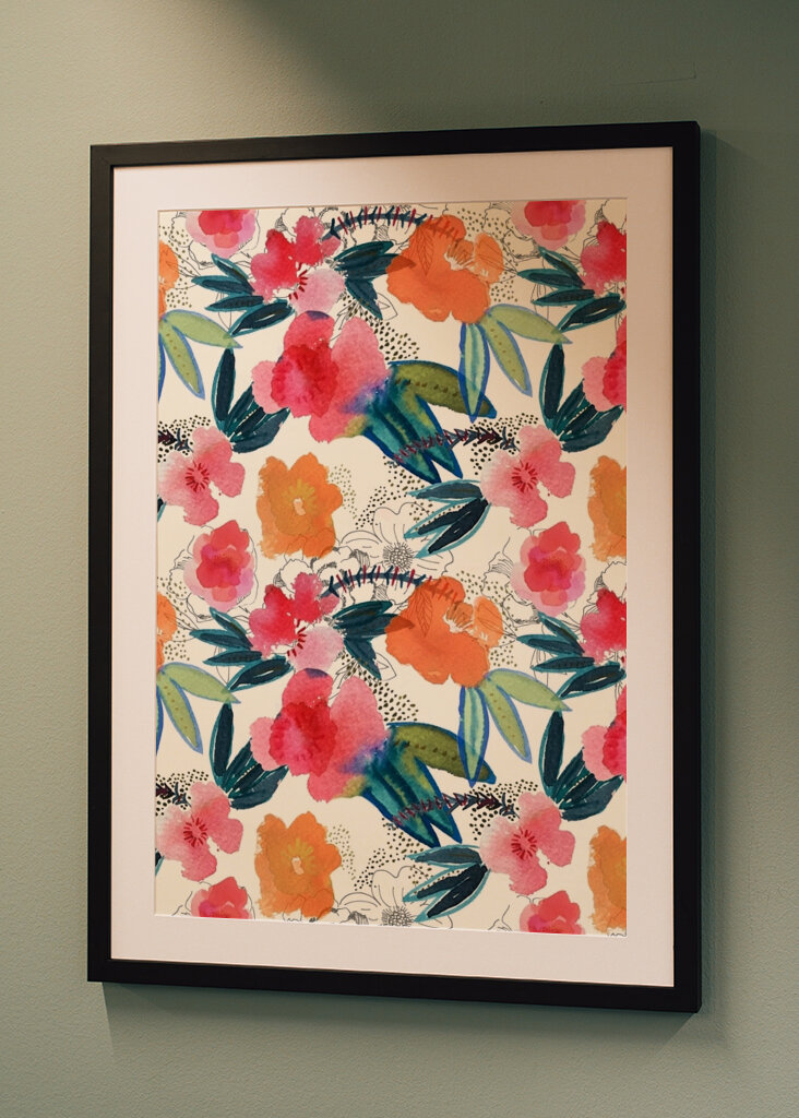 Levende blomsterlyksalighed