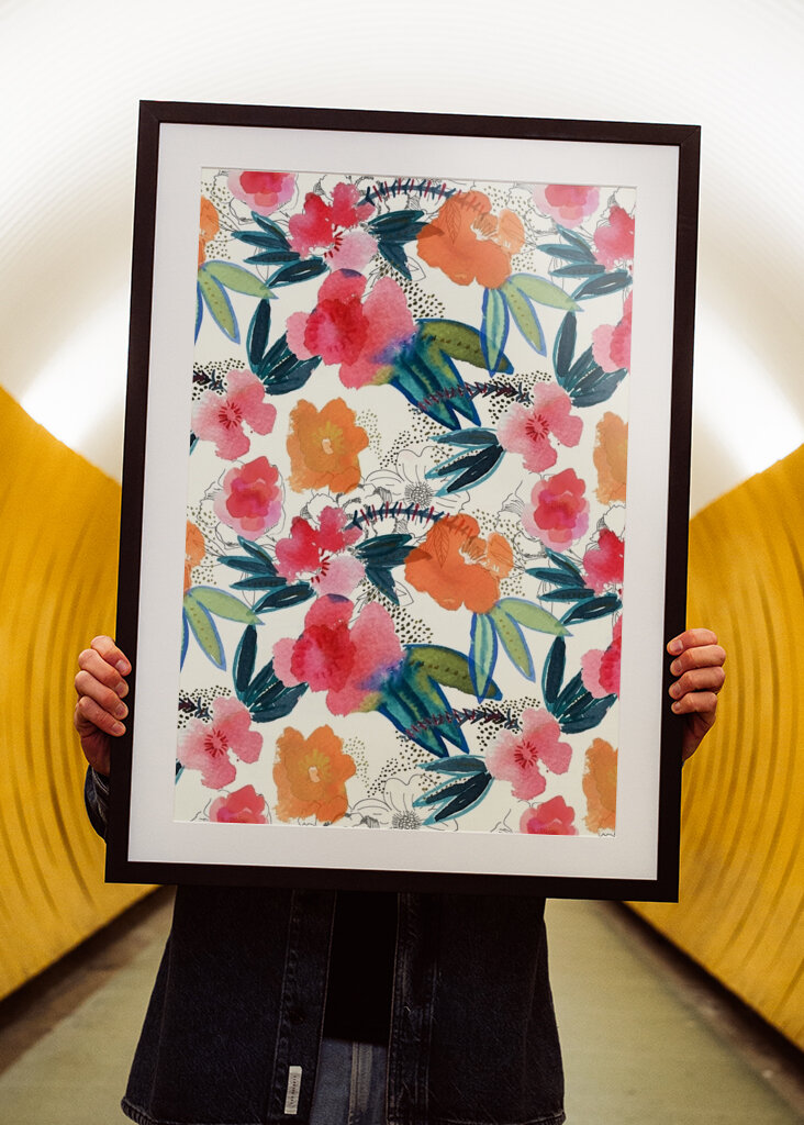 Levende blomsterlyksalighed