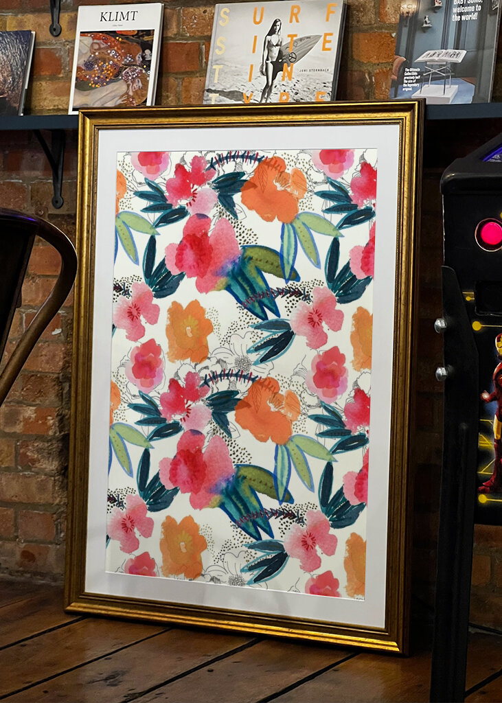 Levende blomsterlyksalighed