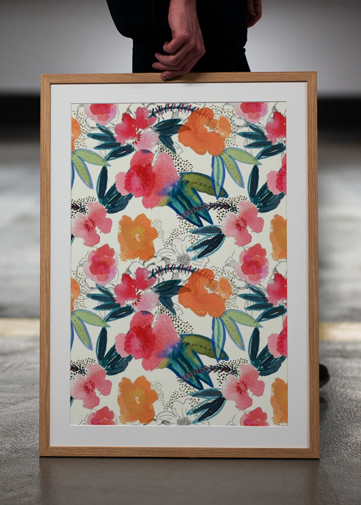 Levende blomsterlyksalighed