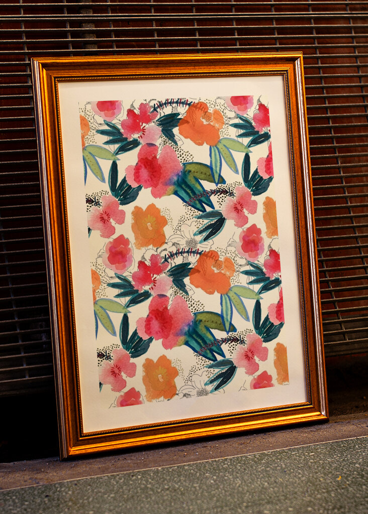 Levende blomsterlyksalighed