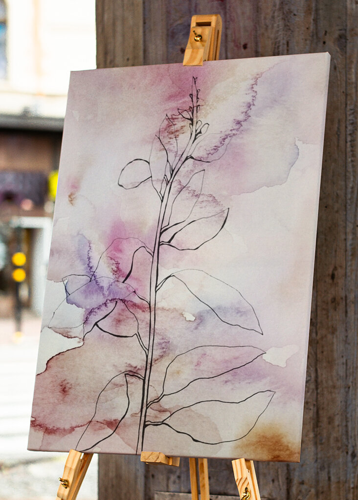 Abstrakte botanische Kunst