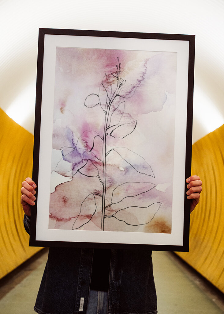 Abstrakte botanische Kunst