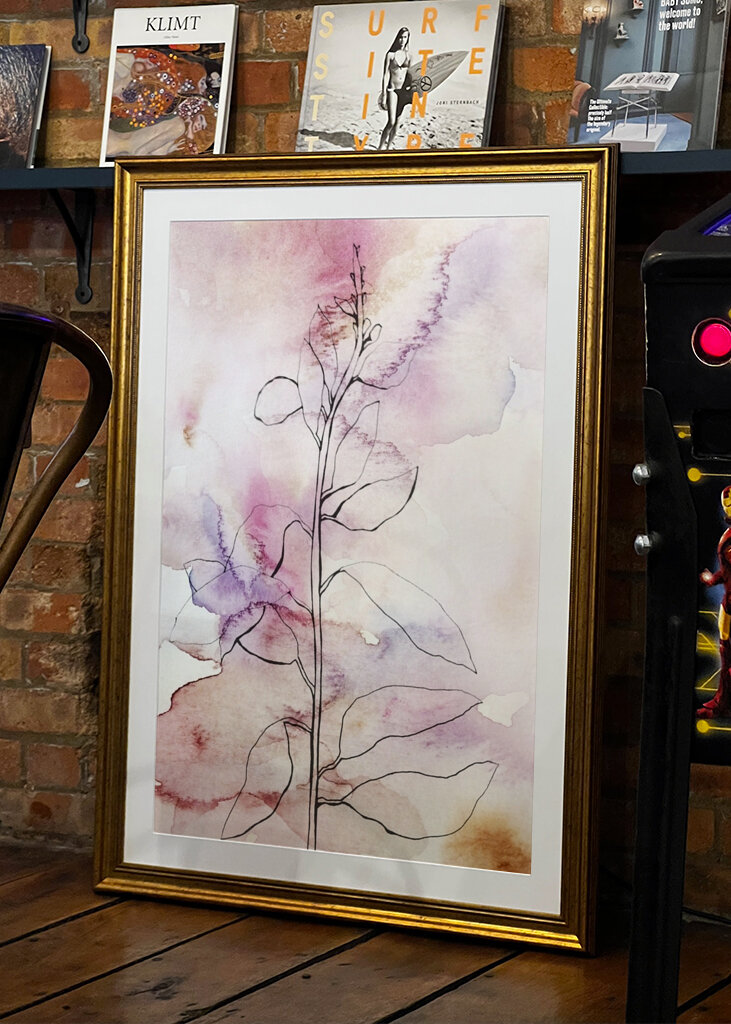 Abstrakte botanische Kunst