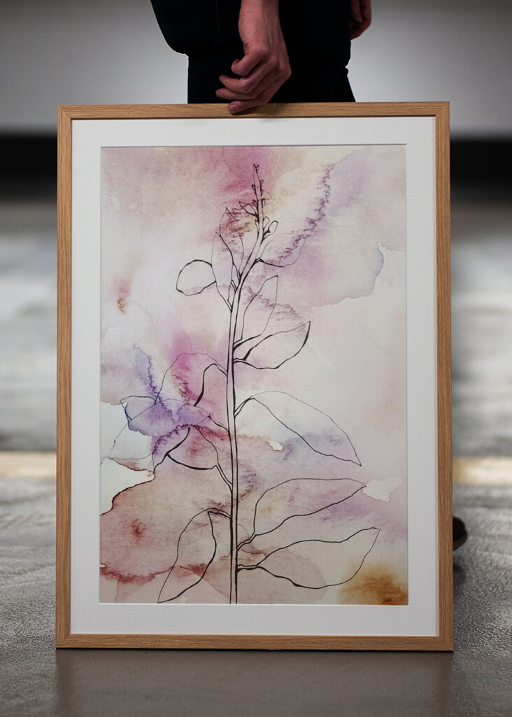 Abstrakte botanische Kunst