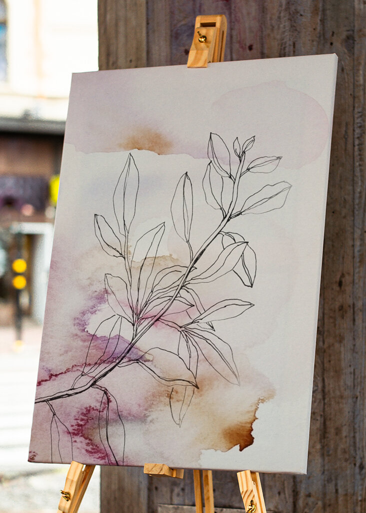 Elegante florale Linien