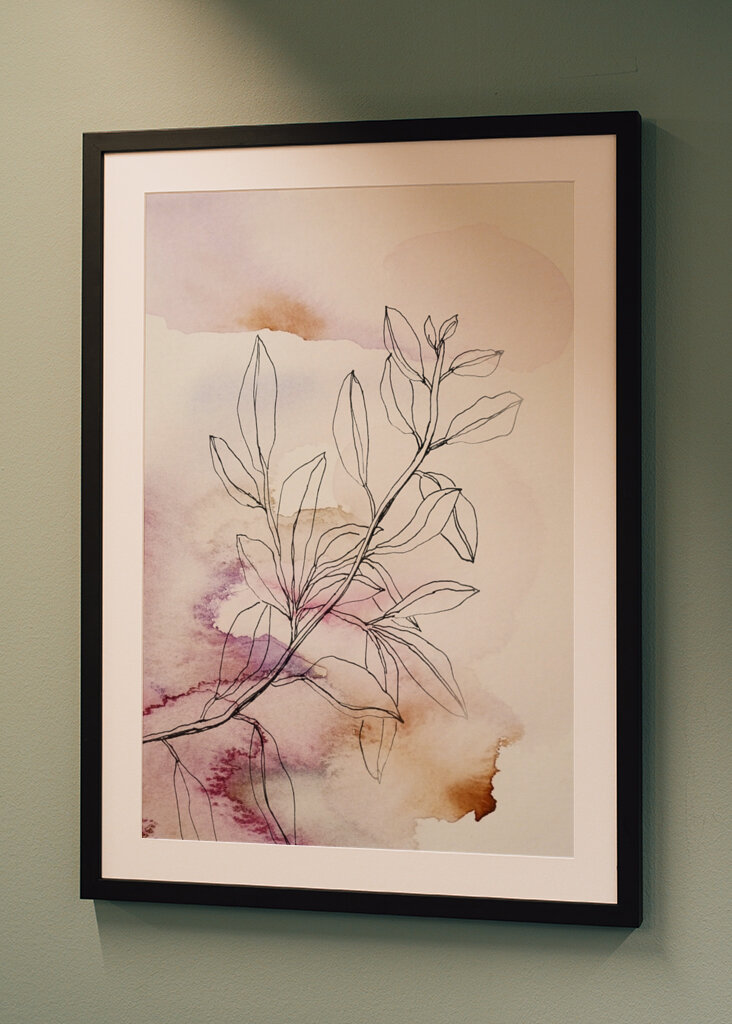 Elegante florale Linien