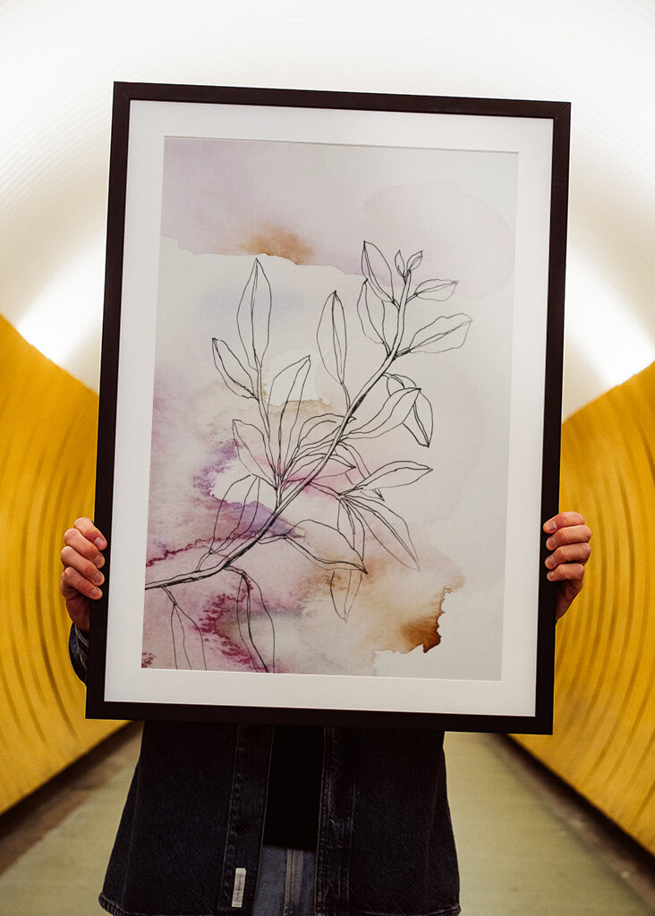 Elegante florale Linien