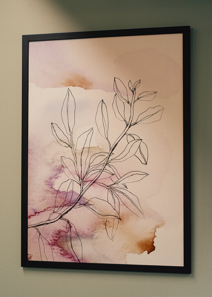 Elegante florale Linien