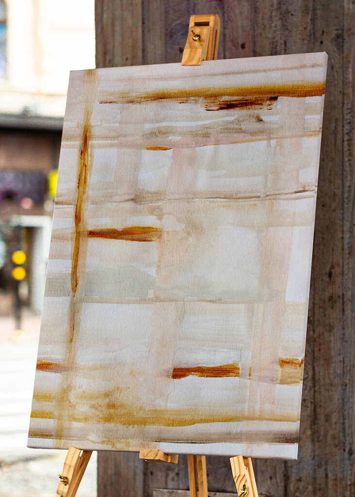 Warme abstrakte Linien