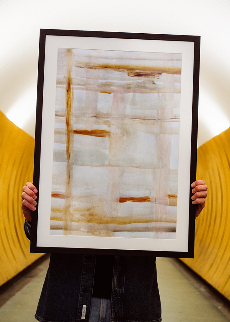 Warme abstrakte Linien