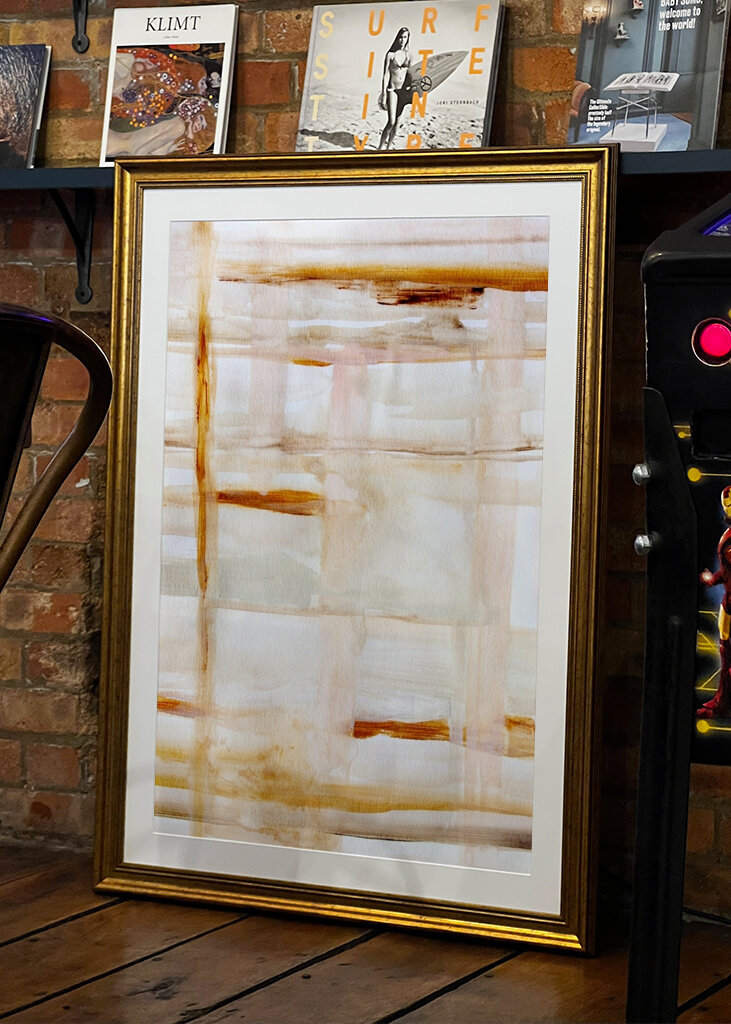 Warme abstrakte Linien