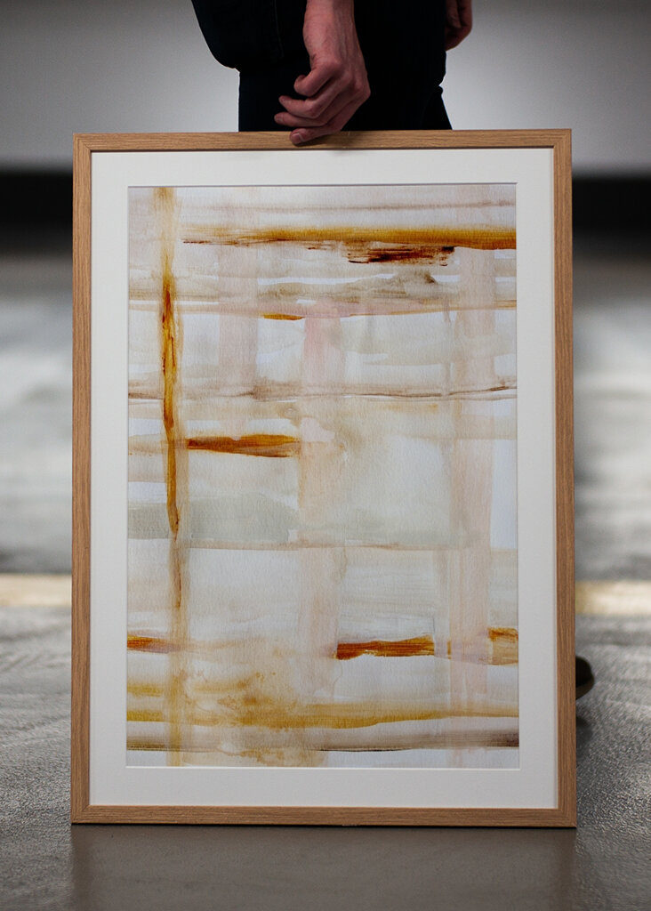 Warme abstrakte Linien