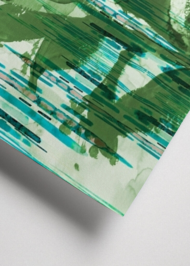 Abstrakte grønne bølger