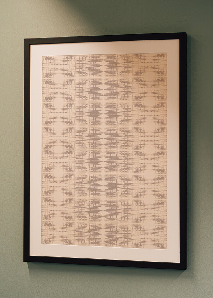 Abstrakte beige Linien