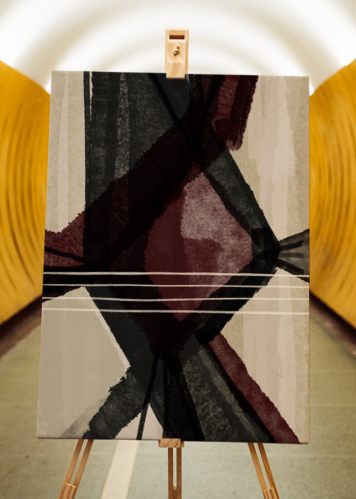 Abstrakcyjne linie artystyczne