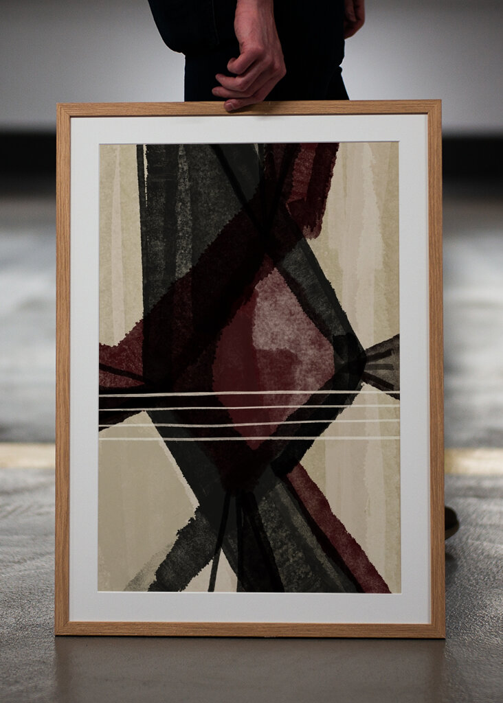 Abstrakcyjne linie artystyczne