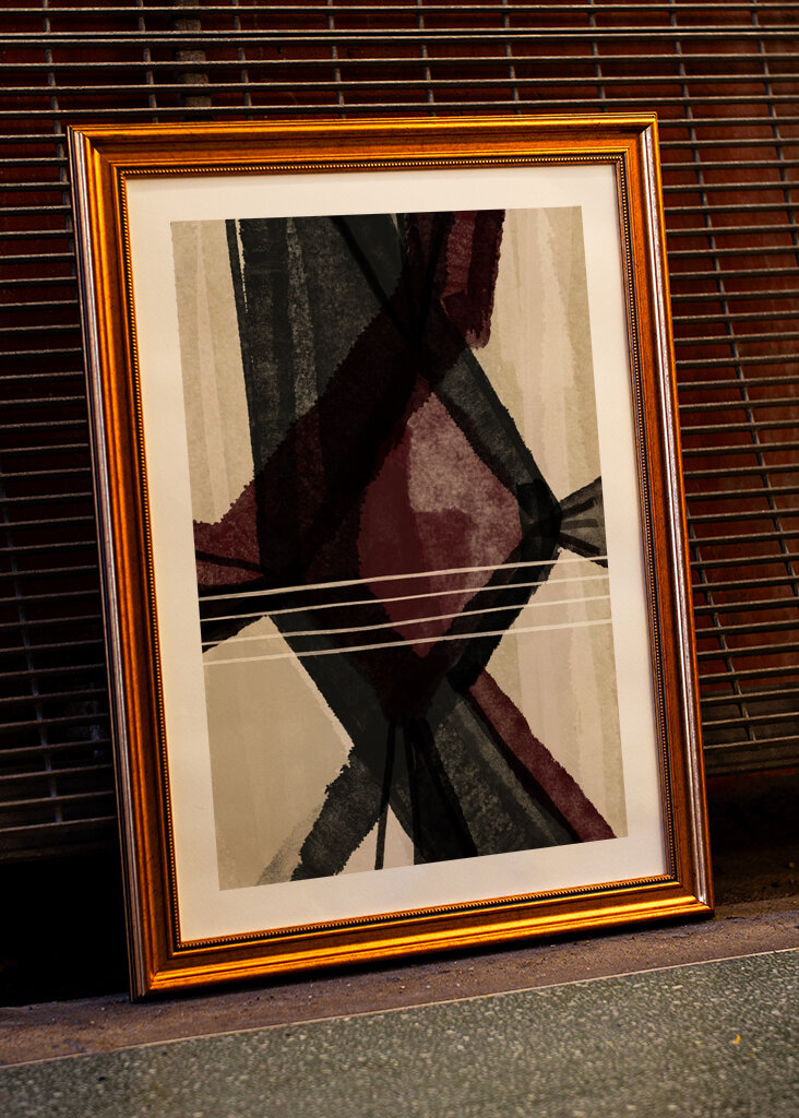 Abstrakcyjne linie artystyczne