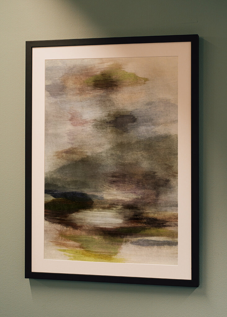 Misty Landscape Scene