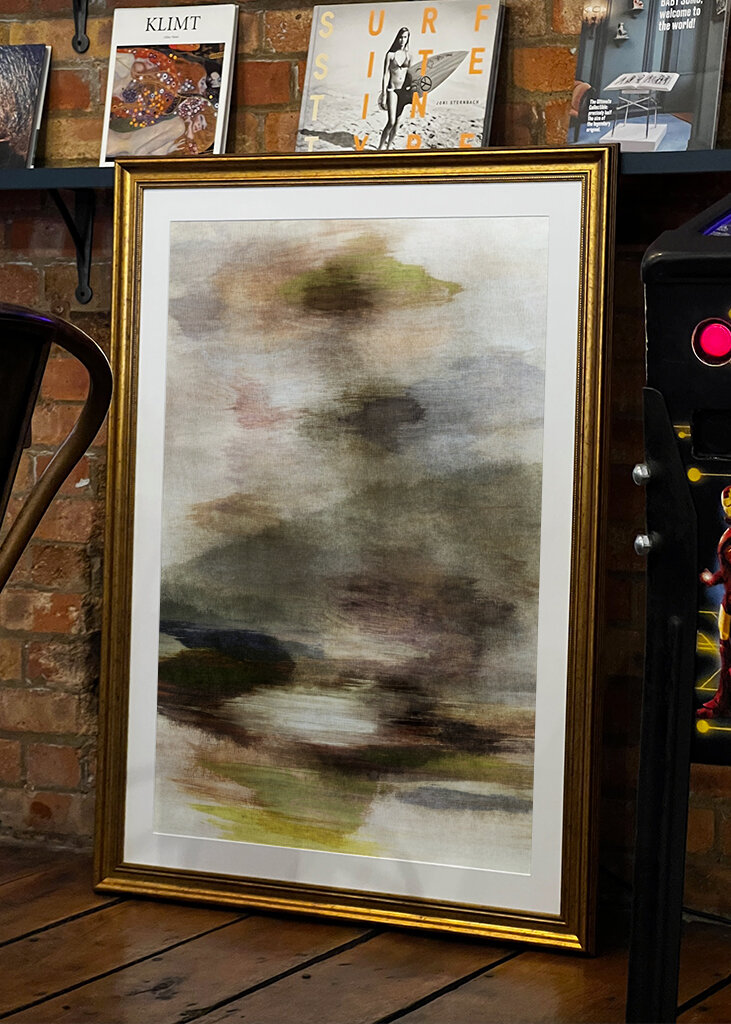 Misty Landscape Scene